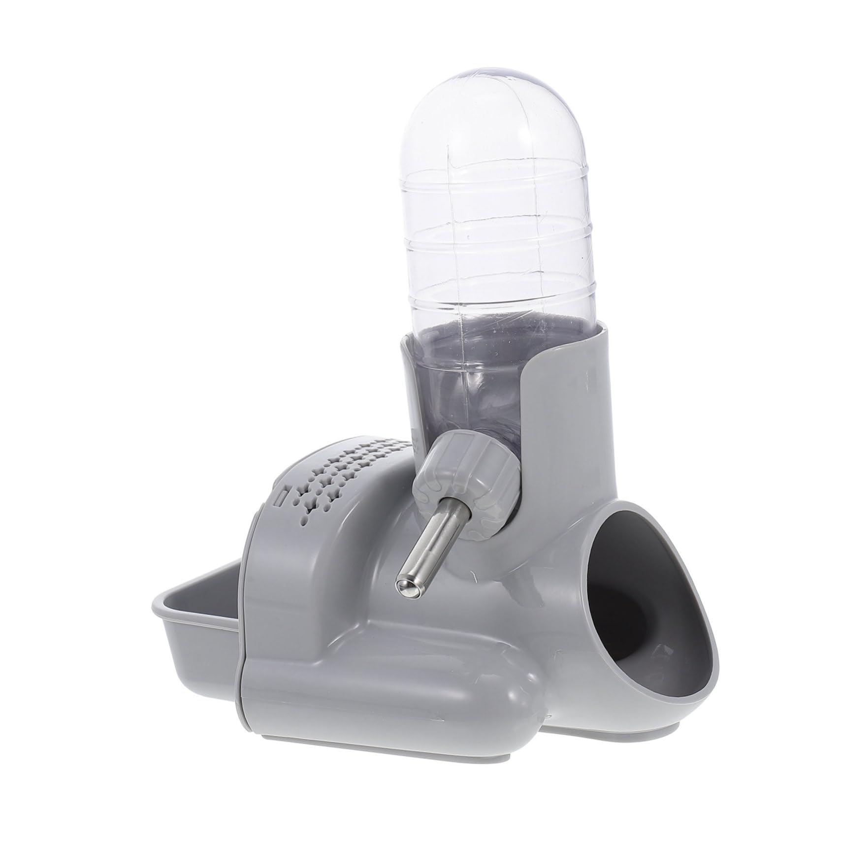 ibasenice Standing Hamster Water Bottle Transparent Leakproof Feeder with Hide Easy Clean Snap Design Safe Material for Pets for Hamsters Guinea Pigs and Rabbits