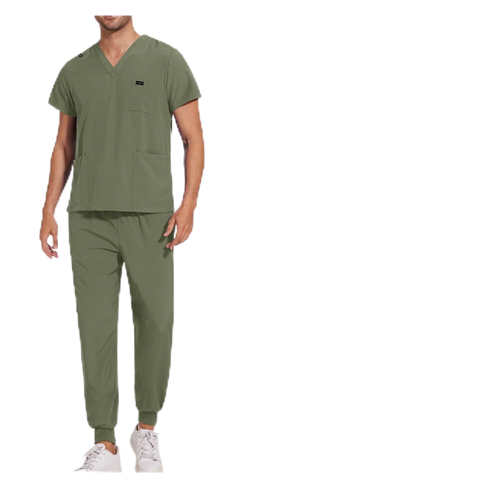 Divisa Infermiere Work Top Pants Medical Scrubs Nurse Uniforms Unisex Nursing Set Men Wear Jogger Man