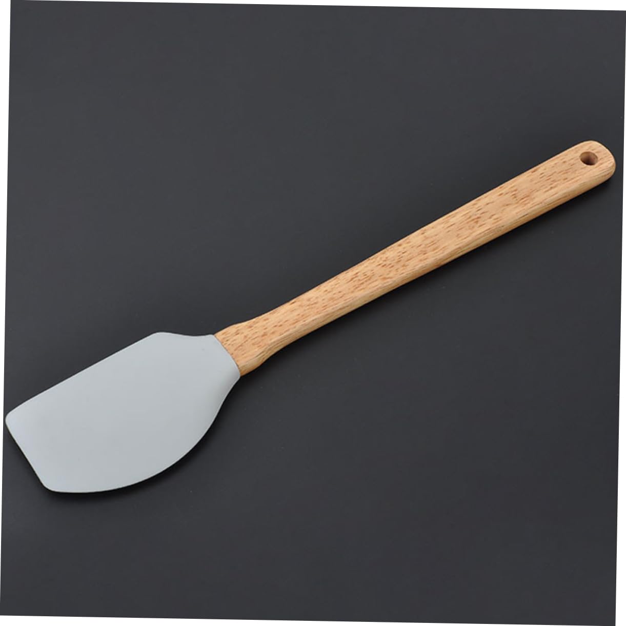 MAGICLULU Utensili Da Cucina in Silicone Con Manici in Legno Antiaderenti E Resistenti Calore Set Da 6 Pezzi