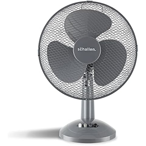 Schallen 12" Oscillating Desk Fan for Home & Office Cover