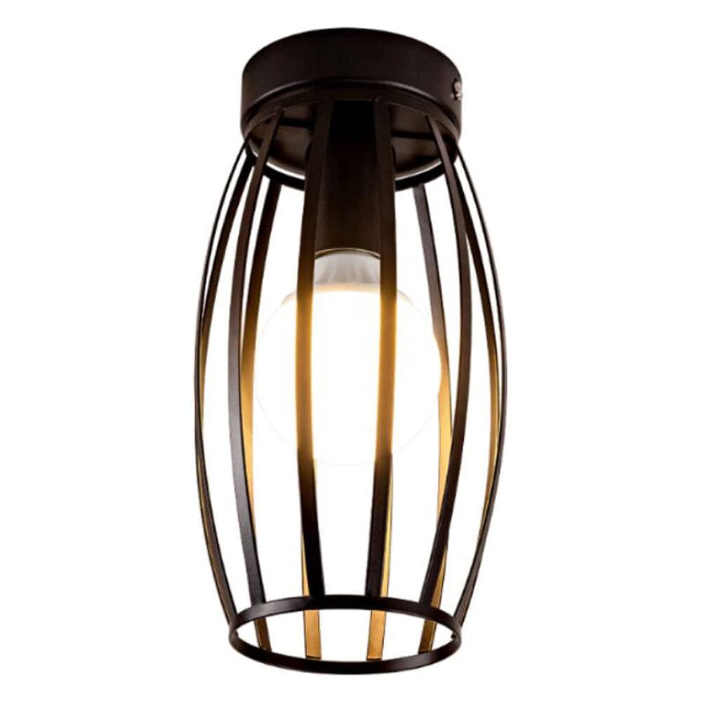 lampa wisząca przemysłowa lampa sufitowa do montażu podtynkowego, pojedyncza głowica wiejska metalowa oprawa sufitowa do przedpokoju wyspa kuchenna sypialnia przedpokój ganek, regulowany kąt, podstawa