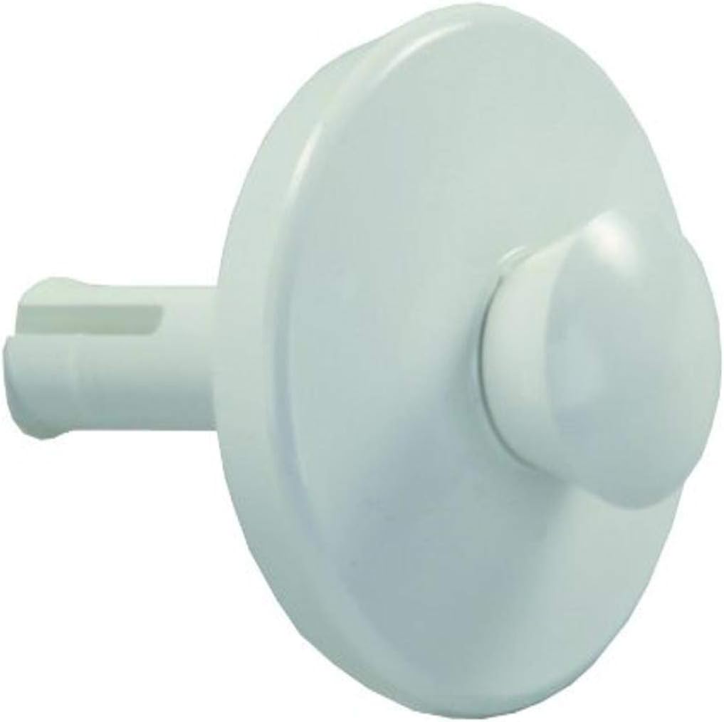 JR Products 95105 Single Stem Pop-Up Stopper - White