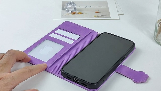 Funda Motorola Edge 40 Neo, Carcasa Tipo Libro, Cuero PU