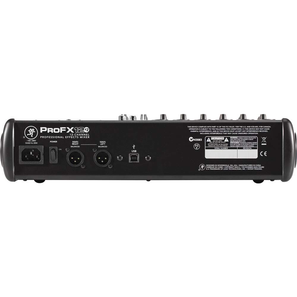 Mackie ProFX12v2 12チャンネルミキサー Amazon.co.jp: MACKIE マッキー プロフェッショナルエフェクト搭載