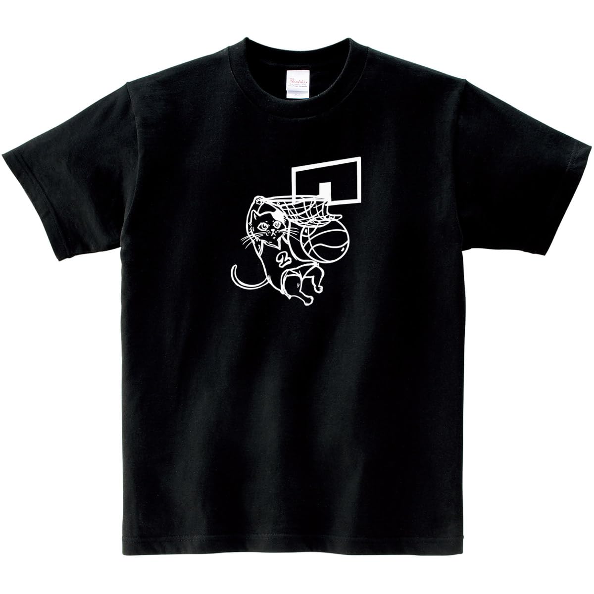 Amazon | [幸服屋さん] バスケ ダンクシュート ネコ Tシャツ cat57 