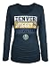 NBA Women's Triblend Jersey Long Sleeve V Neck Tee