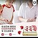 PrfcNL IQ Test Blocks - 9 Wooden Cubes in White and red with 60 Patterns and Mobile app, Ideal for WISC, WAIS, WPPSI prep,Educational STEM Montessori Gift for All Ages Challenge