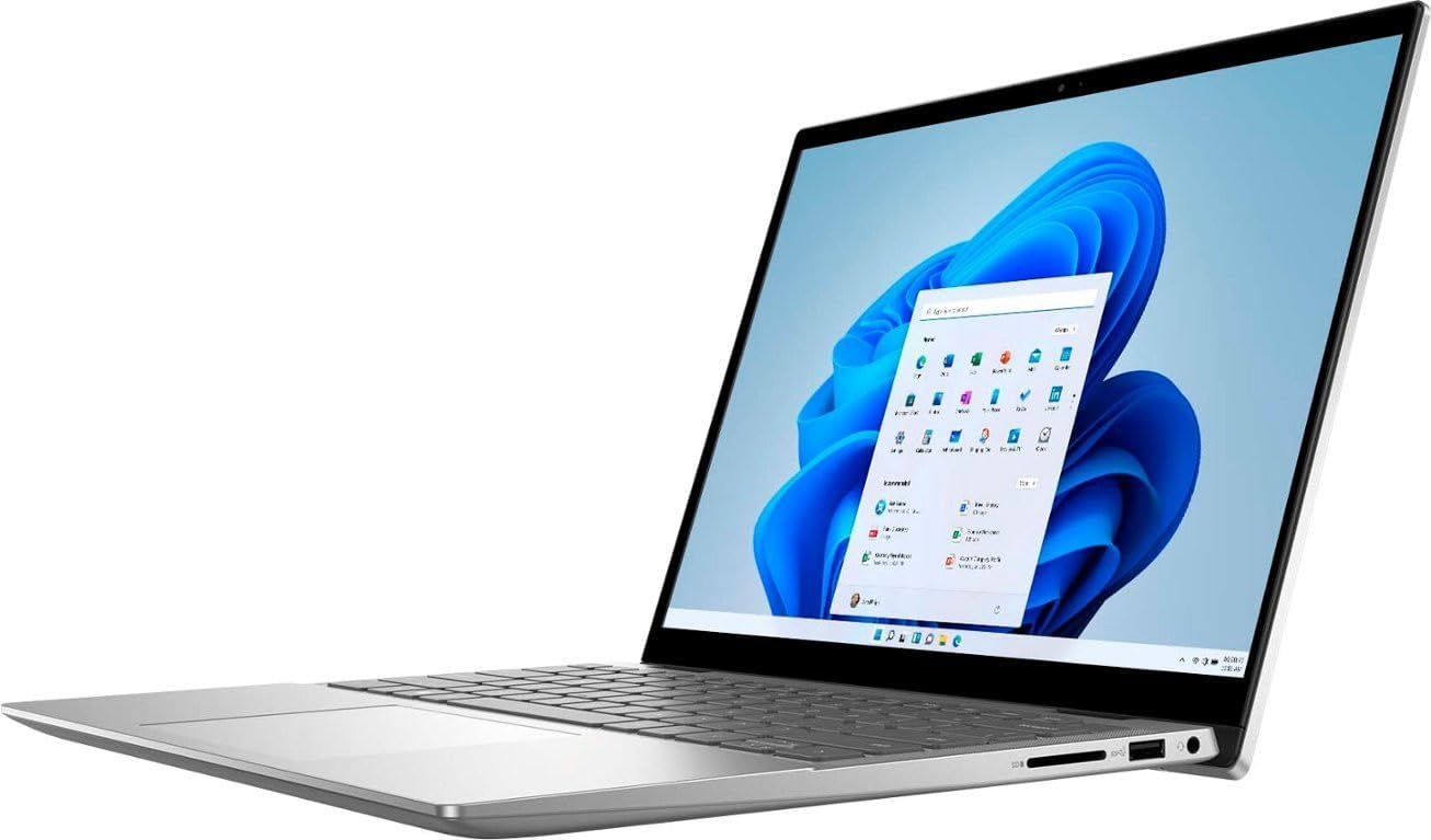 Dell Inspiron 14 7430 2-in-1 Laptop 14" FHD+ Touchscreen Intel 10-core i7-1355U Processor 16GB RAM 1TB SSD Backlit Fingerprint Thunderbolt FHD Camera Fast Charging Long Battery Life Win11Pro Silver