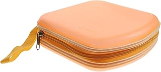 CRILSTYLEO 40 Dvd Fichário Pasta Organizador Fichário Carteira De Viagem Livro Suporte De Plástico Caso Carteira D Caso Titular Organizador CD Organizador Caso CD Armazenamento Caso Plástico
