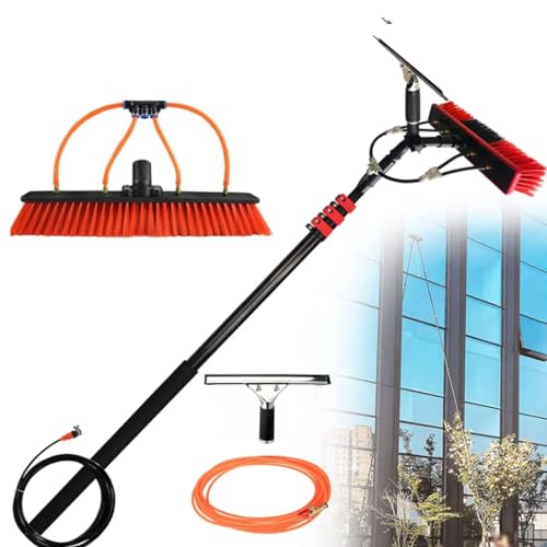 Brosse de nettoyage de panneau solaire télescopique extensible