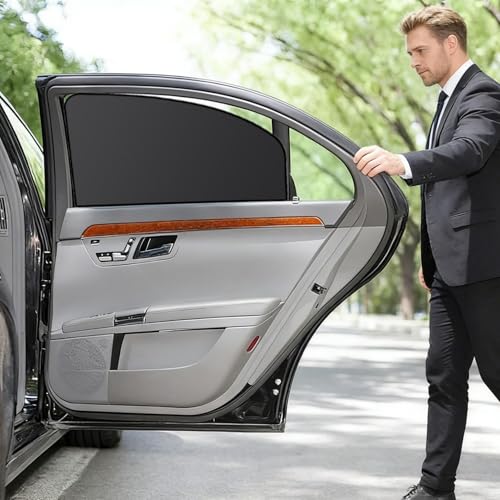 Parasoles magnéticos de coche con protección solar y ajuste universal 2