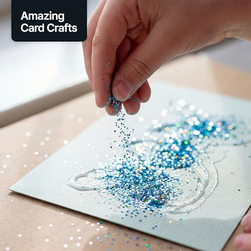 Purpurina holográfica azul océano fina y ultra brillante 7