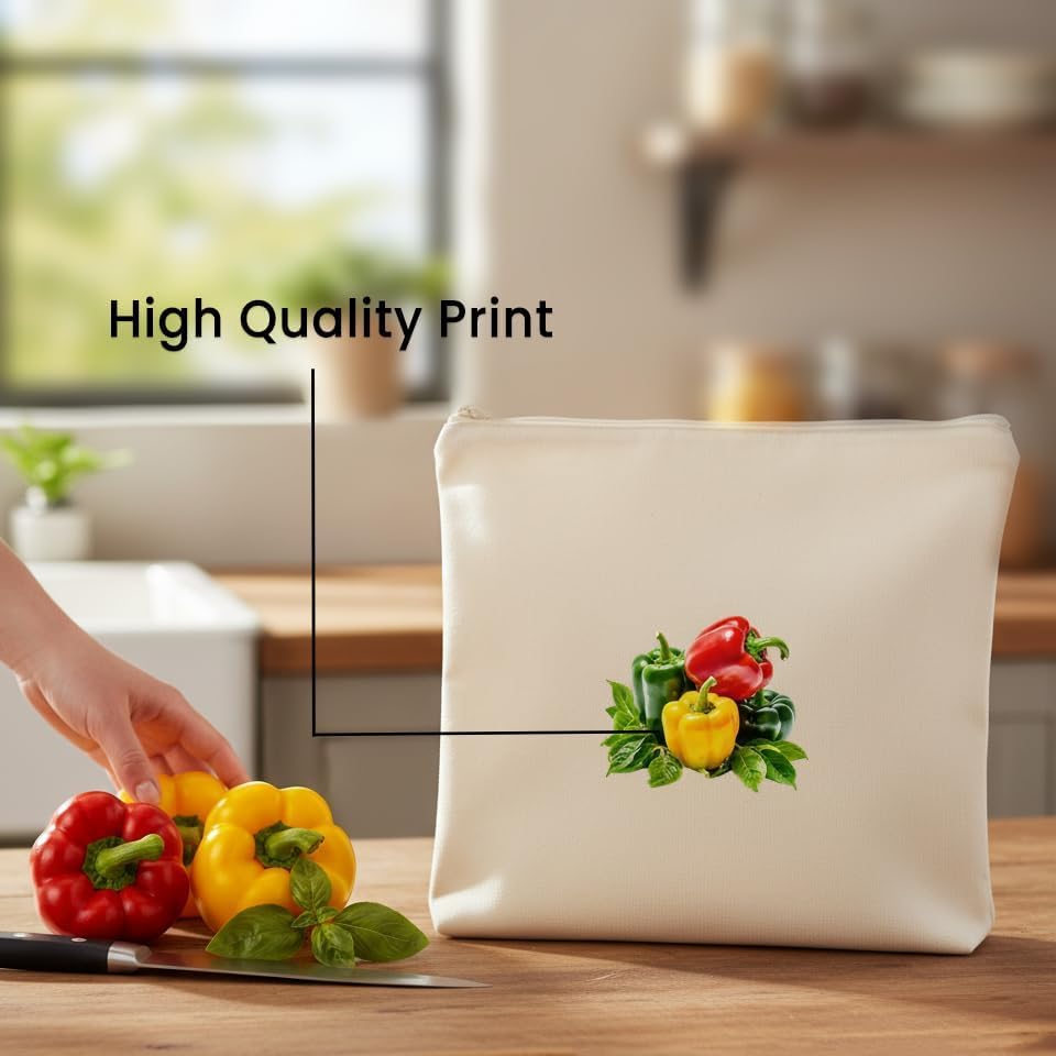 Image of Khedu Fab100% Cotton Reusable Vegetable Bags for Fridge | Eco-friendly Storage Bags for Kitchen Organizer | 10 Pcs | Washable Breathable Zipper Cloth Bags for Vegetables | Vegetable Bag