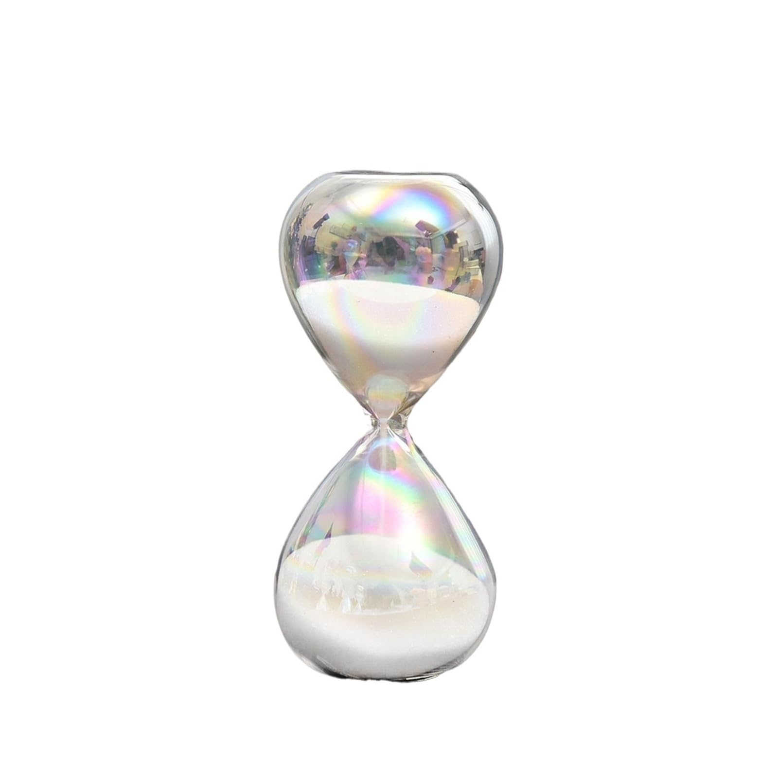 Sablier de 5 minutes horloge en verre decorative pour la cuisine et la gestion du temps