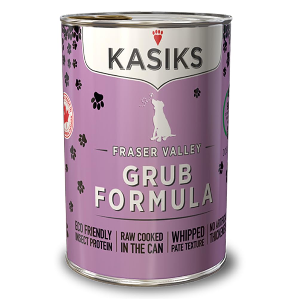 KASIKS Grub Formula Grain-Free Canned Dog Food, 12.2-oz