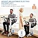 AUDOEGIBA Electric Transfer Lift - Patient Lift Transfer Chair - Assist Lift Aid for Home Care Use - Portable Folding for Car - Handicap Lift Bathroom Shower Chair - Transport Wheelchair for Seniors