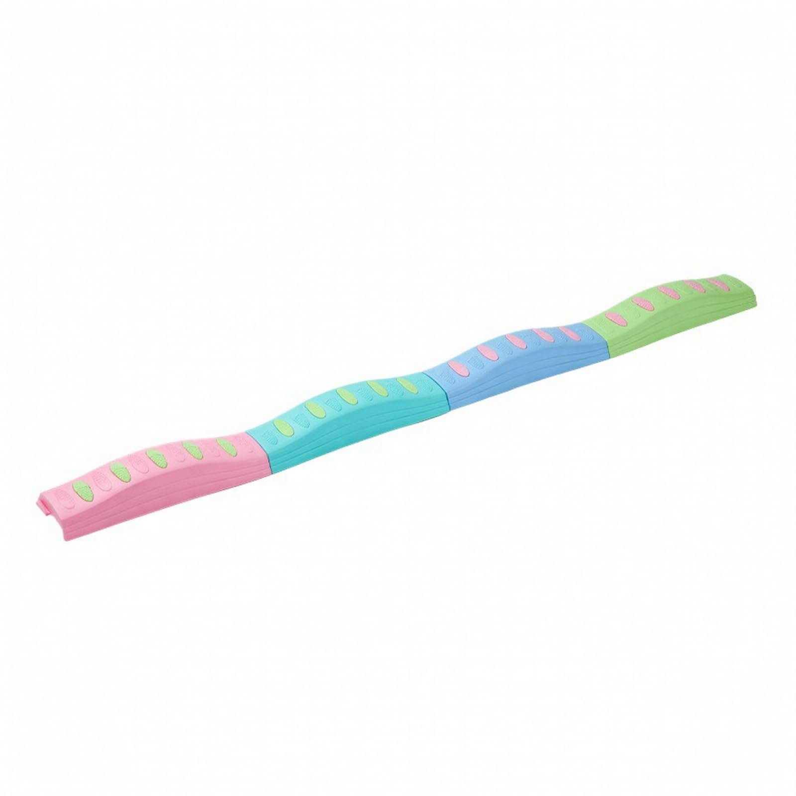 Pedana di Equilibrio Stabile Balance Board Modulare Giocattolo per Area Giochi Domestica, Macaron, 4 Dritto