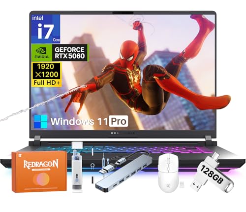 Image of ASUS ROG Strix G16 2025 Gaming Laptop, Intel i7-14650HX, NVIDIA RTX 5060 (Beats 4070), 16 inch FHD+ 165Hz /3ms Display, 64GB DDR5, 8TB Gen 4 SSD, Windows 11 Pro, Wi-Fi 7, Backlit Keyboard, ROG Cooling