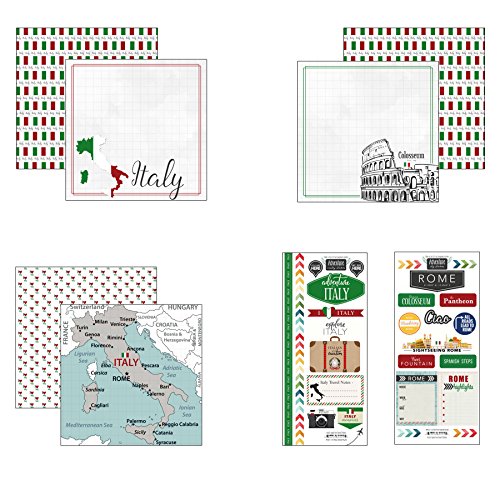 Scrapbook Customs 17619 Italy Adventure Scrapbook Kit