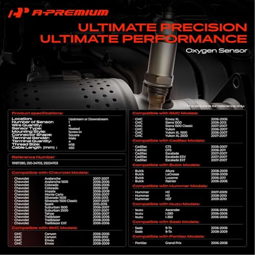 Sensor de Oxígeno A-Premium Compatible Chevrolet y GMC miniatura 2