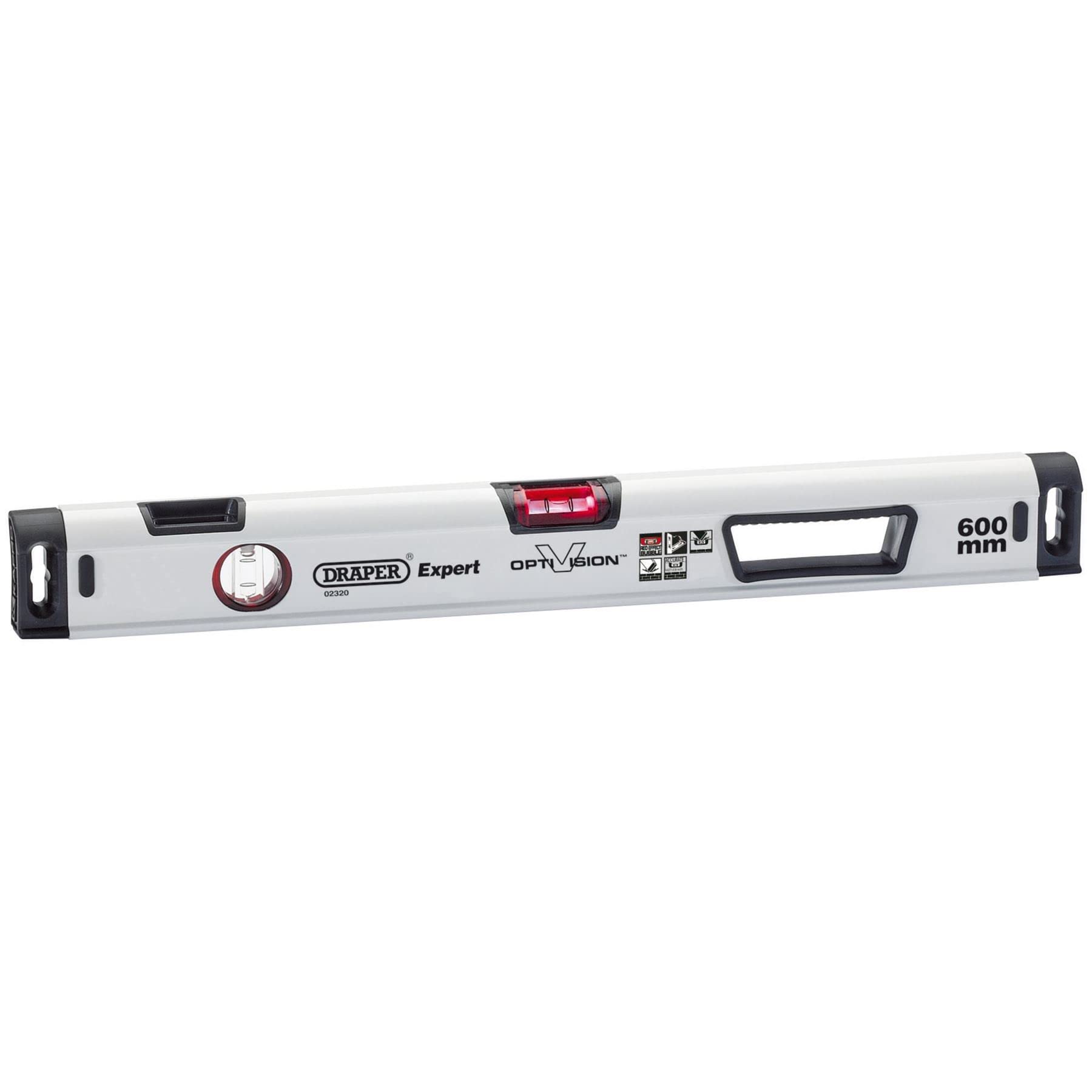 600Mm Opti-Vision™ Box Section Ergo-Grip™ Levels With Dual Vials 5010559023202