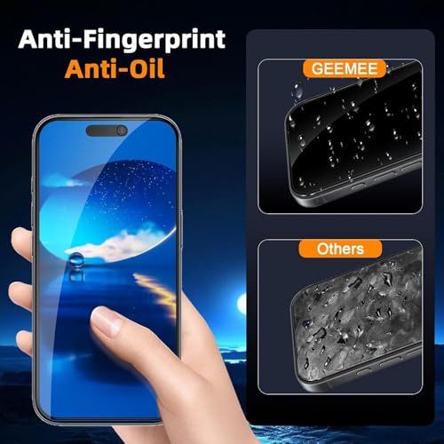 Image of FabeKee Privacy Screen Protector for iphone 17 pro 9H Tempered Glass, Anti-Spy Protection, Scratch-Resistant, HD Clarity (1 Pack) (iPhone 17 Pro)
