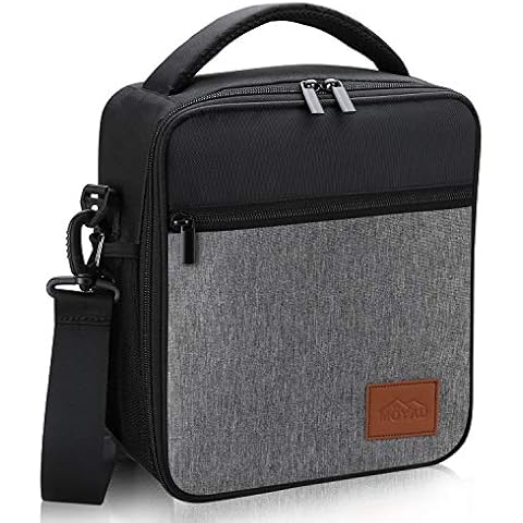 Lunch Bag Insulated Lunch Box Men Lunch Bags for Women Water-Resistant Cooler Bag with Bottle Holder Bento Box Bag with Adjustable Shoulder Strap for Adults Work Office School Picnic (7L, Black) Cover