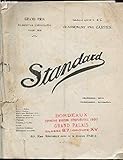 STANDARD - CATALOGUE N°4/C - CLASSEMENTS PAR CARTES.