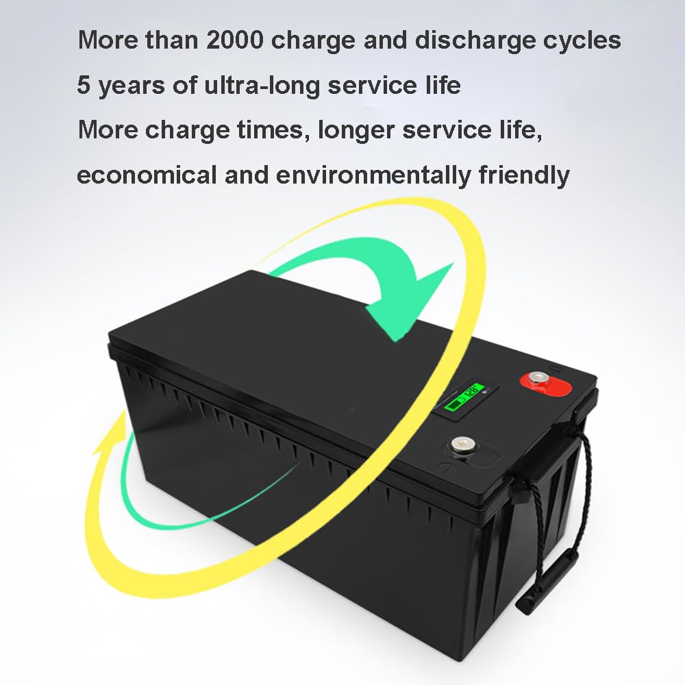 Batteria al Litio Ferro fosfato LiFePO4 da 12 V 100 Ah 150 Ah 170 Ah per Motori elettrici, Pannelli solari, Camper, Barche, carrelli da Golf, Applicazioni Fuori Rete,12v,150Ah