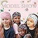 Bohend Girls Headbands Wide Knotted Hair Bands 3Pcs Non Slip Elastic Cute Head Bands Workout Yoga Sweatband Hair Accessories for Girls and Kids (B)