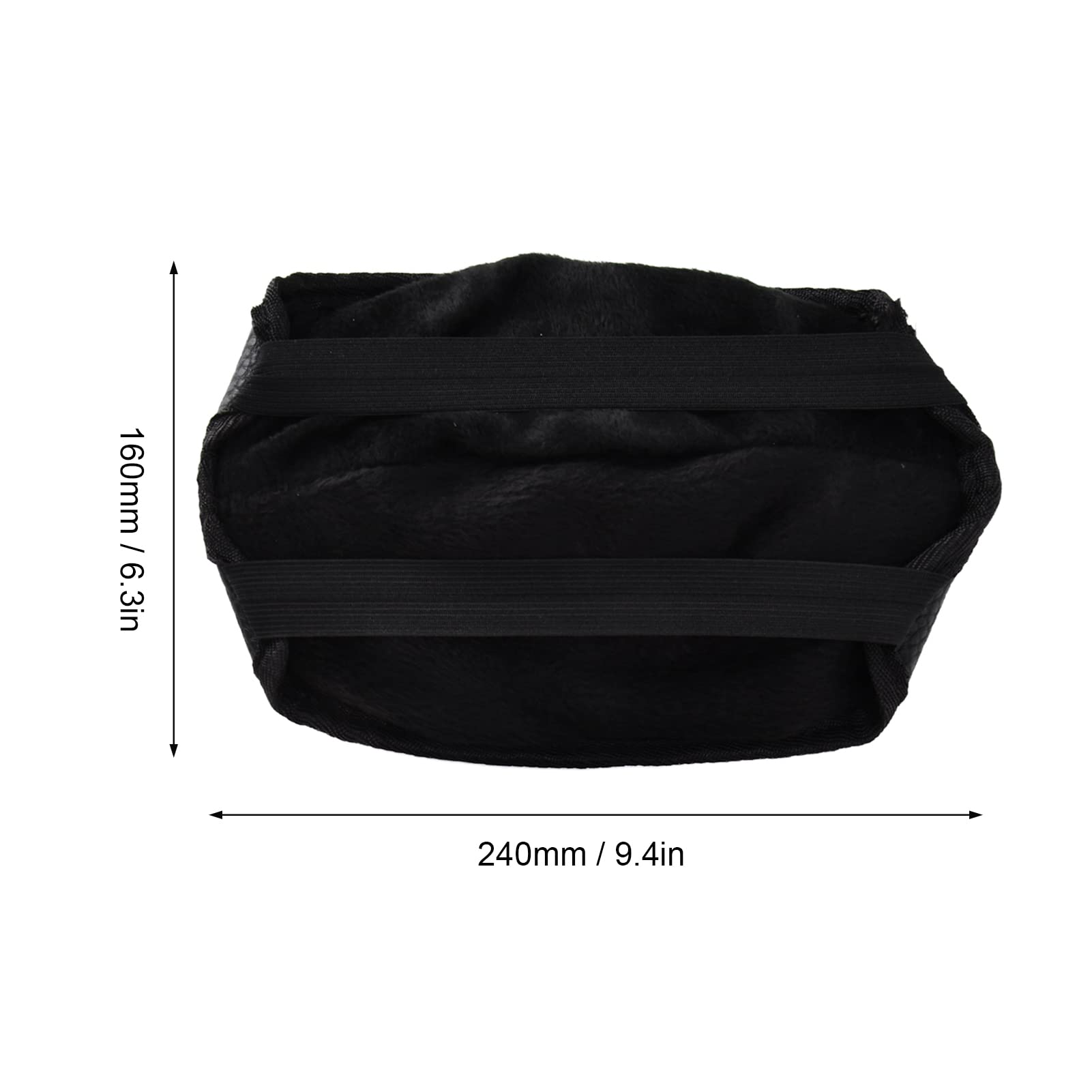 Yuecoom 1 Pair/set Knee Pad Warm Protector, Ice Fishing Knee Pads Knee Sleeve with Flannel Lining Wear Resistant Winter Ice Fishing Kneepads