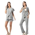 KIKWIT Maternity Feeding Tops Without Zip for Women, Feeding Coverup Pregnancy Tshirt,Feeding T-Shirt for Easy Nursing &
