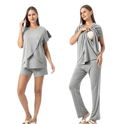 KIKWIT Maternity Feeding Tops Without Zip for Women, Feeding Coverup Pregnancy Tshirt,Feeding T-Shirt for Easy Nursing &