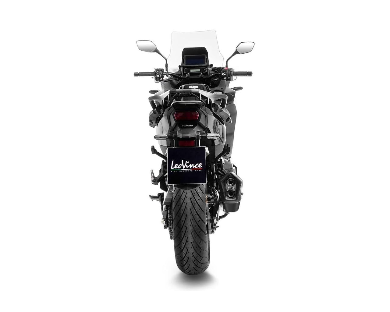 LeoVince Auspuffschalldämpfer LV-12 Black Edition für Honda NT 1100
