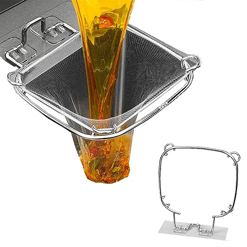 VTEERY(みさ) 三角コーナー ステンレス鋼 100枚水切りネット 手持分解洗う ステンレス鋼 キッチン シンク 三角排水ラック 生ごみ袋スタンド 流し ゴミ袋ホルダー 304ステンレス鋼