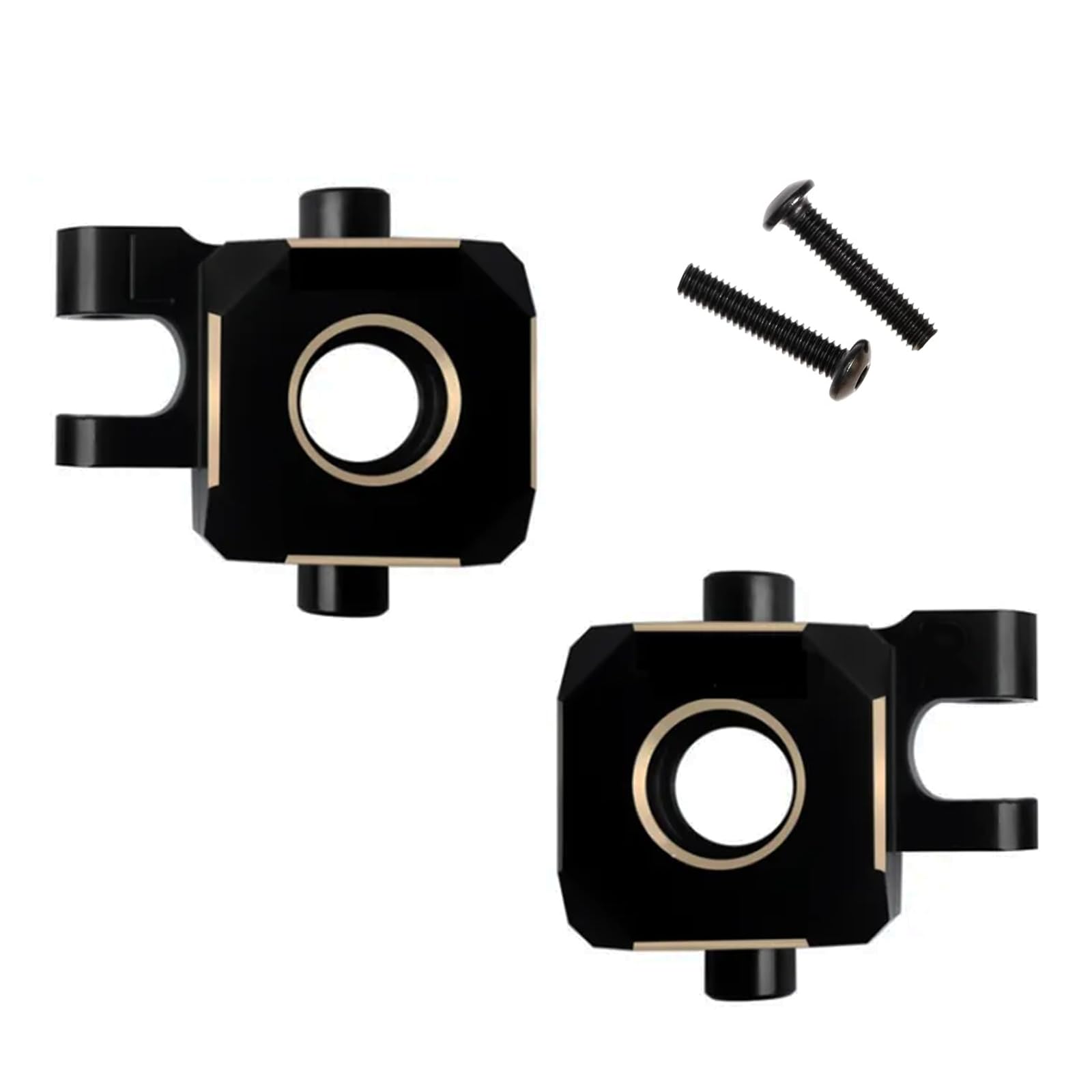 11g Black Brass Steering Knuckles for 1/18 RC Crawler Counterweight TRX4M Upgrade Parts