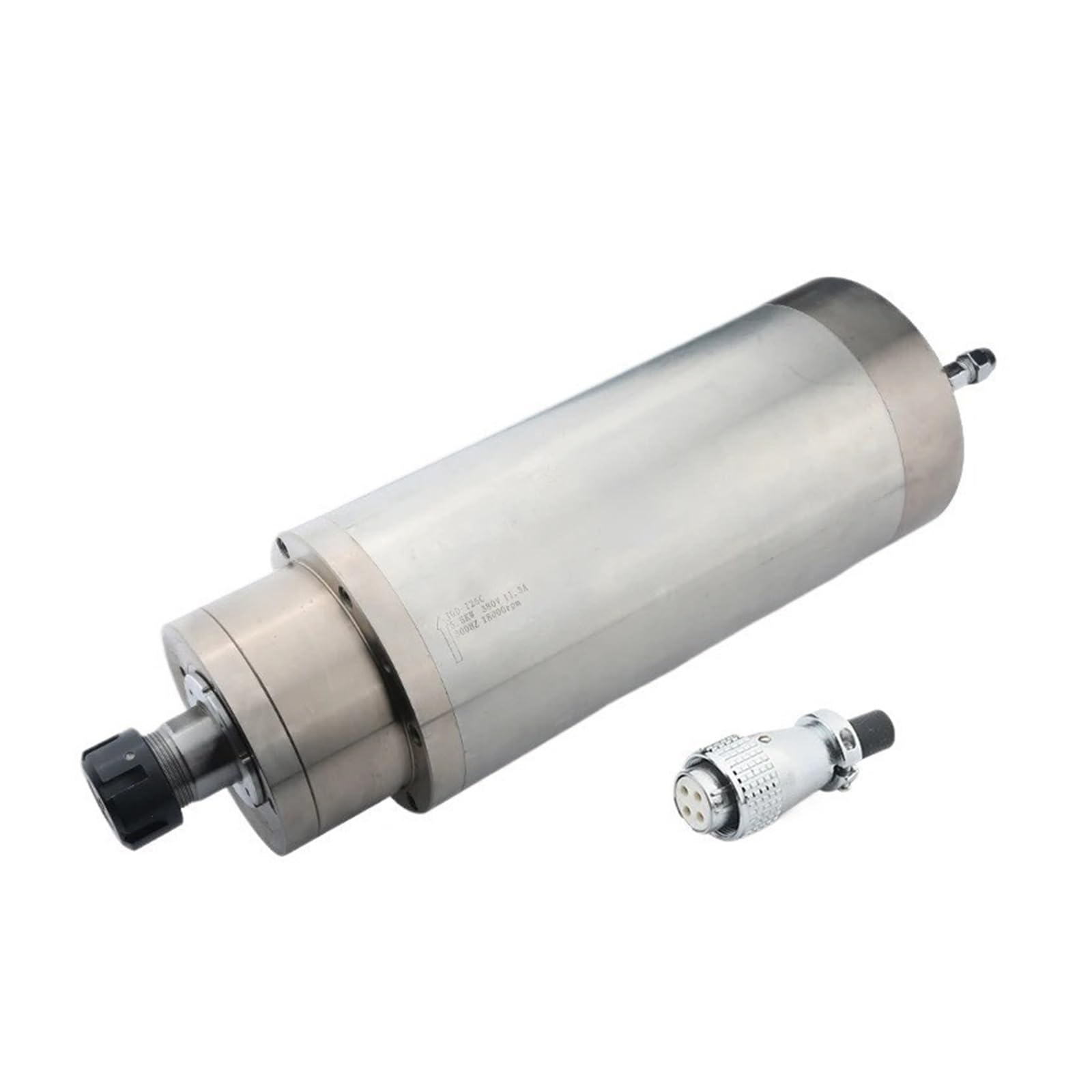 WAAZVXS 125C-5.5KW Spindle Motor ER25 Woodworking Water Cooling Spindle 380v/220v Diameter 125mm for CNC Engraving Machine(Color:5.5kw 220V)