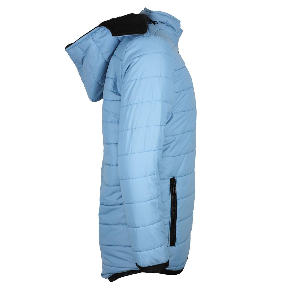 Set da equitazione invernale per bambini, giacca da equitazione Moni, azzurro, trapuntata con inserti in silicone, colore: grigio