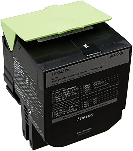 Lexmark 802 toner laser noir a haut rendement pour impression nette