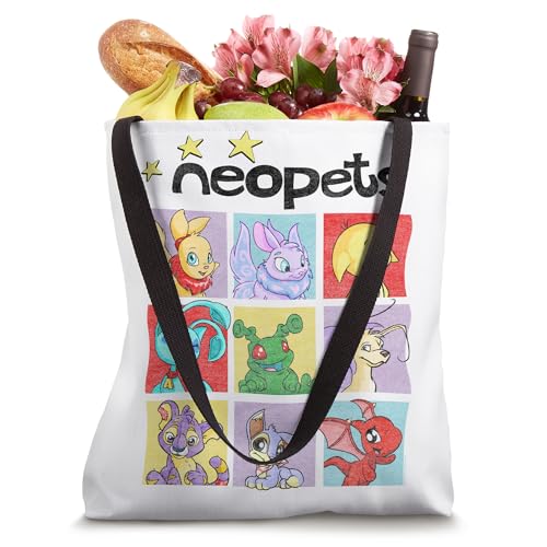 Bolsa Tote Retro Virtual Pets Neopets Pop Art miniatura 4
