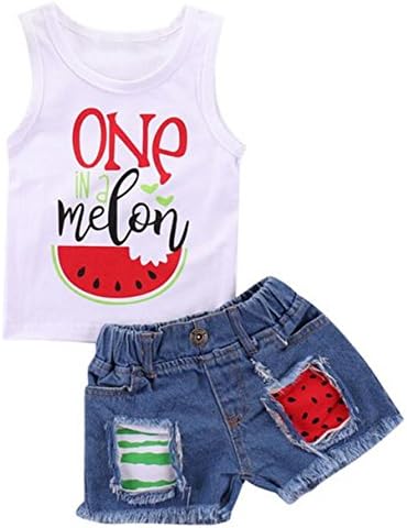 Boys One in A Melon Watermelon Outfit
