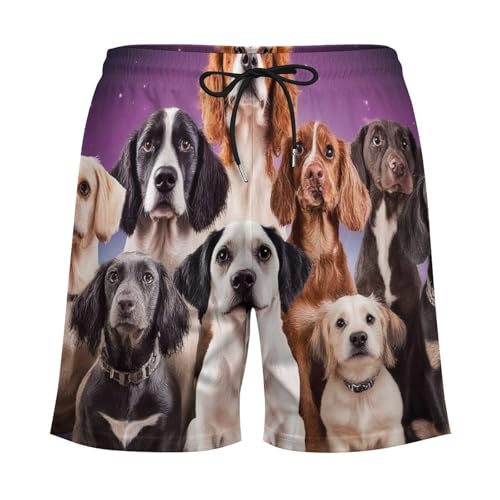 Fit Swim Trunks Big & Tall Half Pants for Boys Mens, Loose Quick Dry Swimwear4