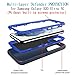 Bisbkrar Case for Samsung Galaxy S20 Ultra, Phone Case [Military Grade] 3 in 1 Shockproof Rugged Protective, Heavy Duty Bumper Cover(with Black Belt Clip) (Blue)