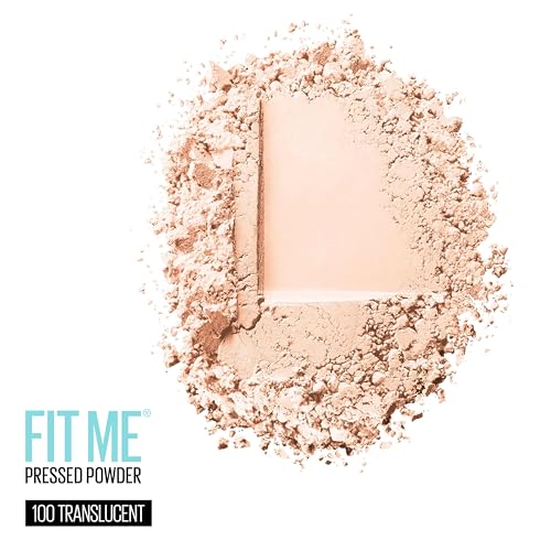 Image of Maybelline Fit Me Matte + Poreless Pressed Face Powder Makeup & Setting Powder, Translucent, 1 Count