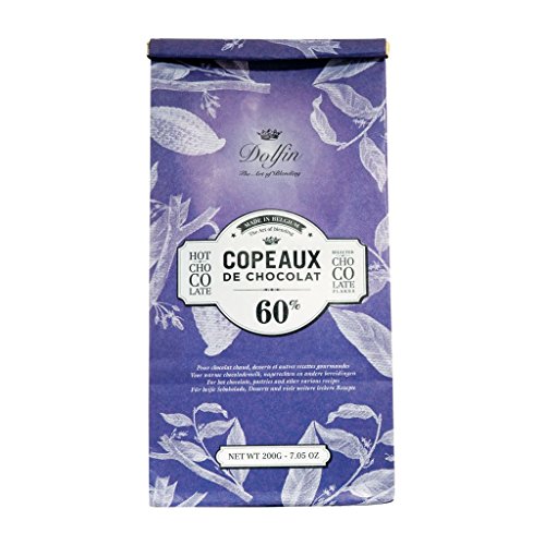 Dolfin Trinkschokolade-Flocken 60% 200g Beutel Cover