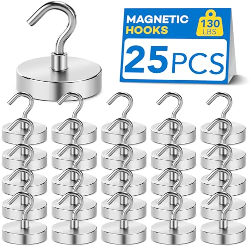 LOVIMAG Magnetic Hooks for Cruise Cabins, 130lbs Magnets Hooks for