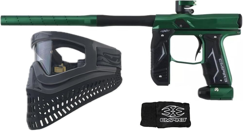 Empire Axe 2.0 Competition Paintball Gun Marker w/JT Proflex-X Paintball Mask Package