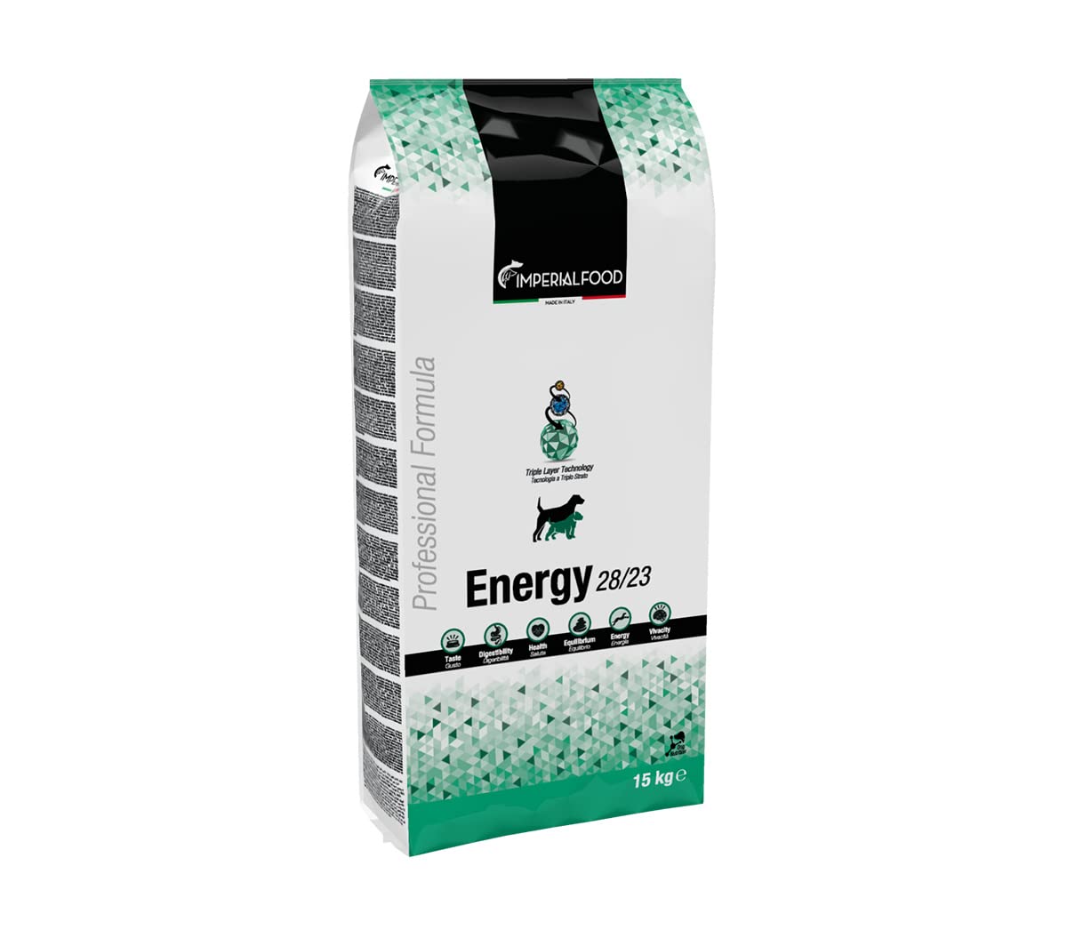 Imperial Food Energy 20 kg, Cibo Secco per Cani Adulti Energetico gusto Maiale