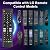 (Pack of 2) Universal Remote for LG Smart TV Remote Control Replacement, Compatible with All LG LCD LED OLED UHD HDTV 3D 4K Smart TV Models - Easy Setup with 4 Shortcuts Key