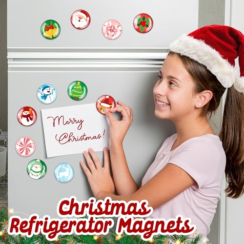 Imanes Navideños de Cristal Multicolor 16 Piezas miniatura 5